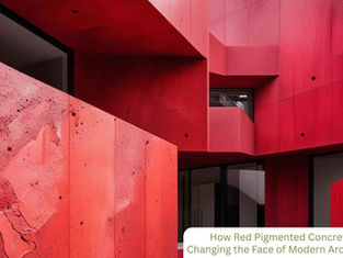 How Red Pigmented Concrete Is Changing The Face Of Modern Architecture