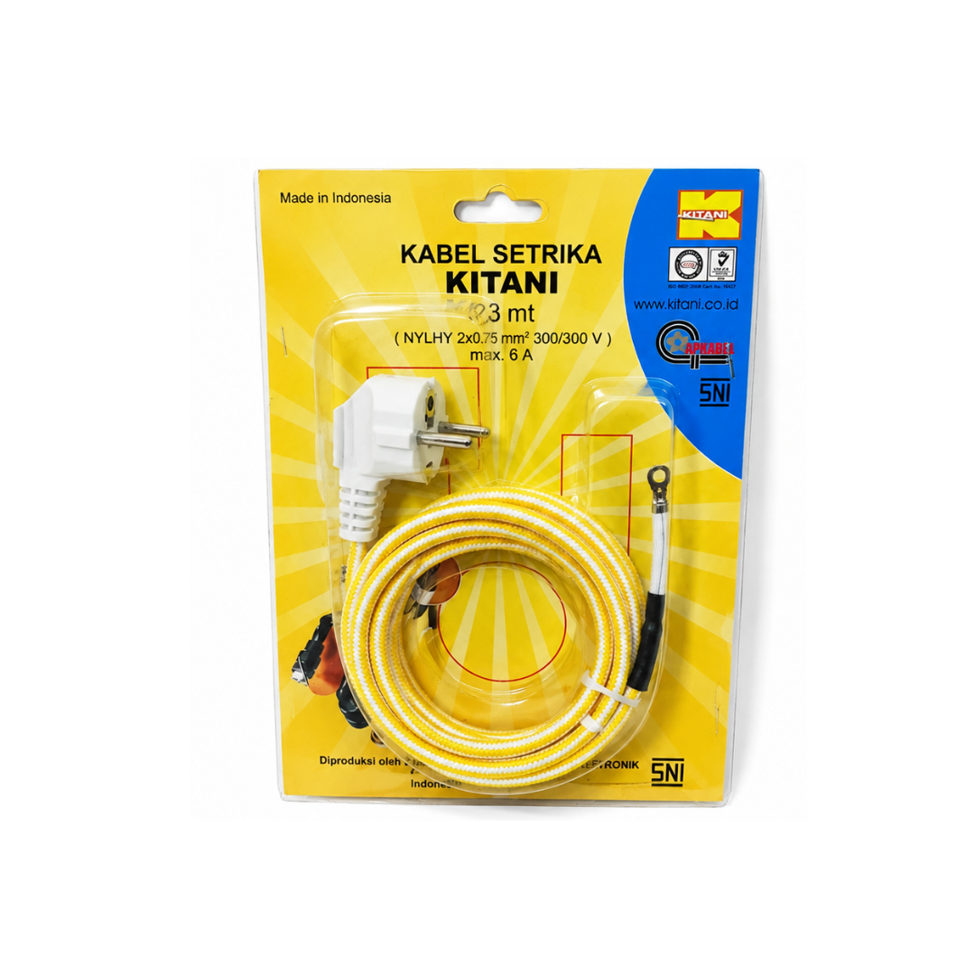 KABEL SETRIKA KITANI 2X0.5/1.8M