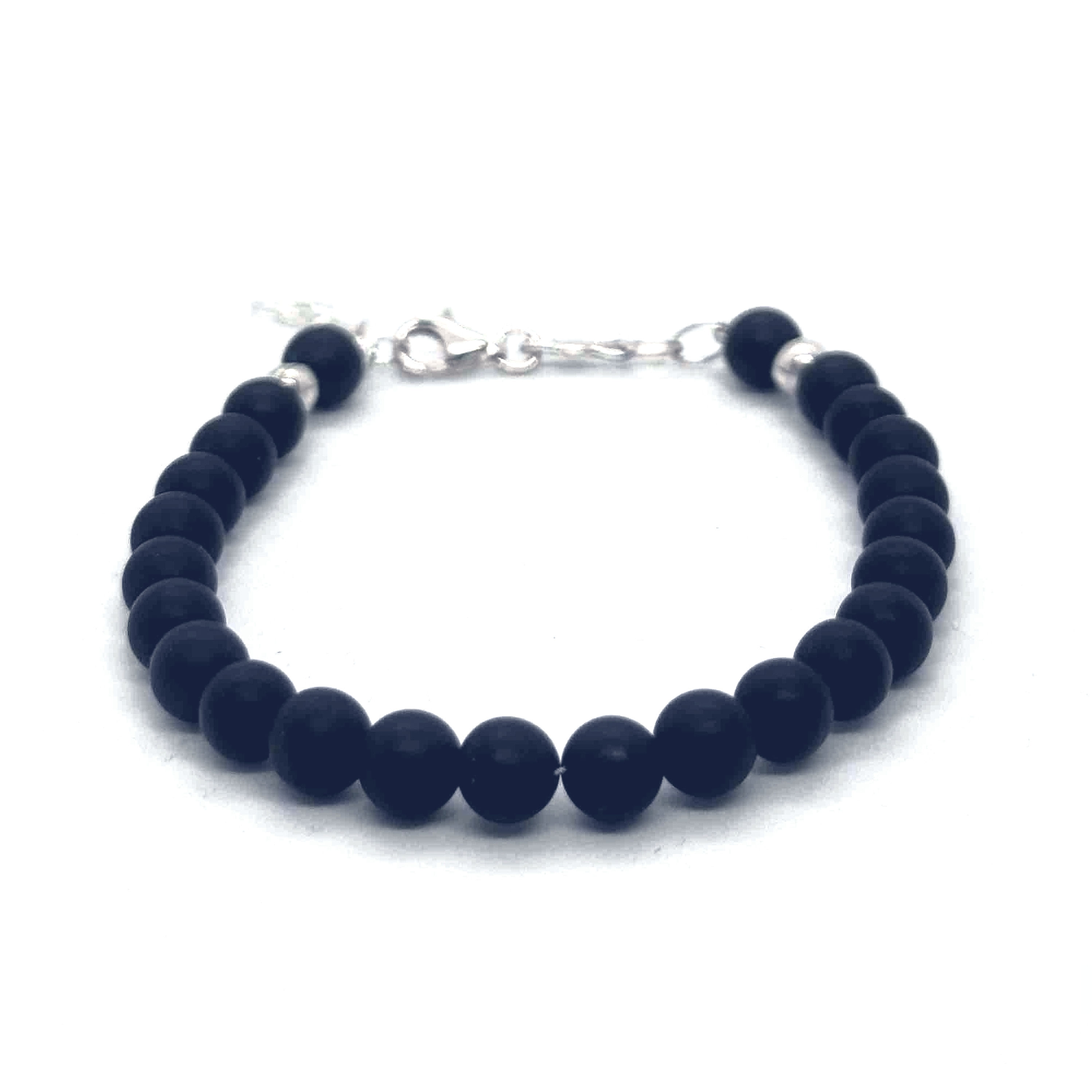 Bracelet Black Onyx mat 6mm