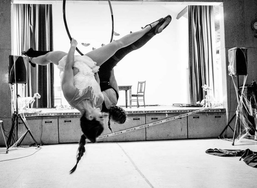 Carla Cerceau and Duo Cerceau Noire perform at Prairie Circus Arts in Winnipeg