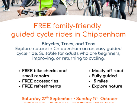 FREE family-friendly guided cycle rides in Chippenham