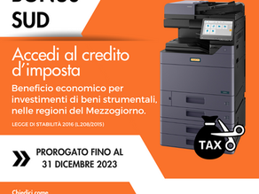 Bonus Sud... Prorogato al 31.12.2023