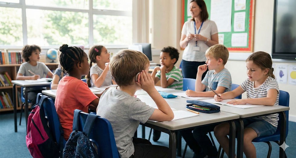 Udito e Scuola: come riconoscere i segnali precoci e aiutare tuo figlio a dare il meglio. "È distratto o non sente bene? I segnali dell'ipoacusia infantile a scuola"