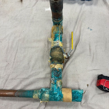 Corroded Copper Piping, (use to promote water filtration).jpg
