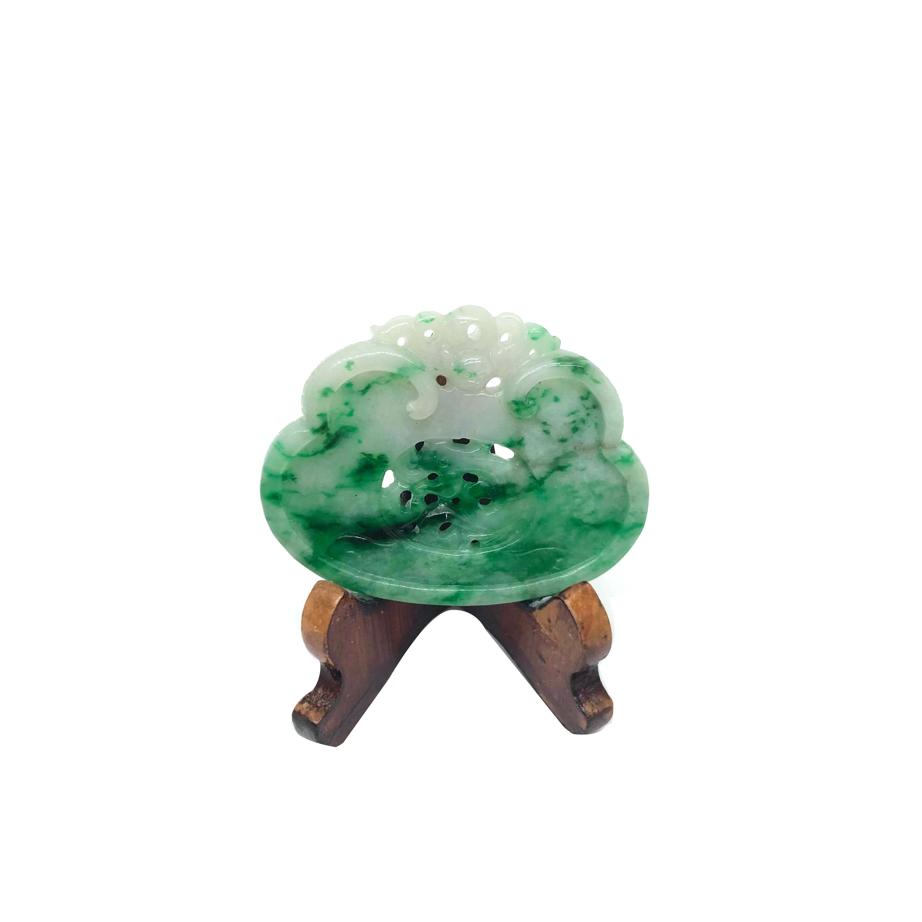 Ruyi Jadeite Pendant