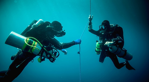 Two Scuba Divers