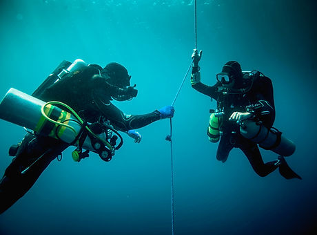 Two Scuba Divers
