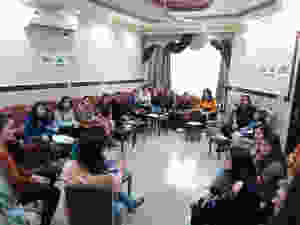 Survivors in training session with Yazda Team