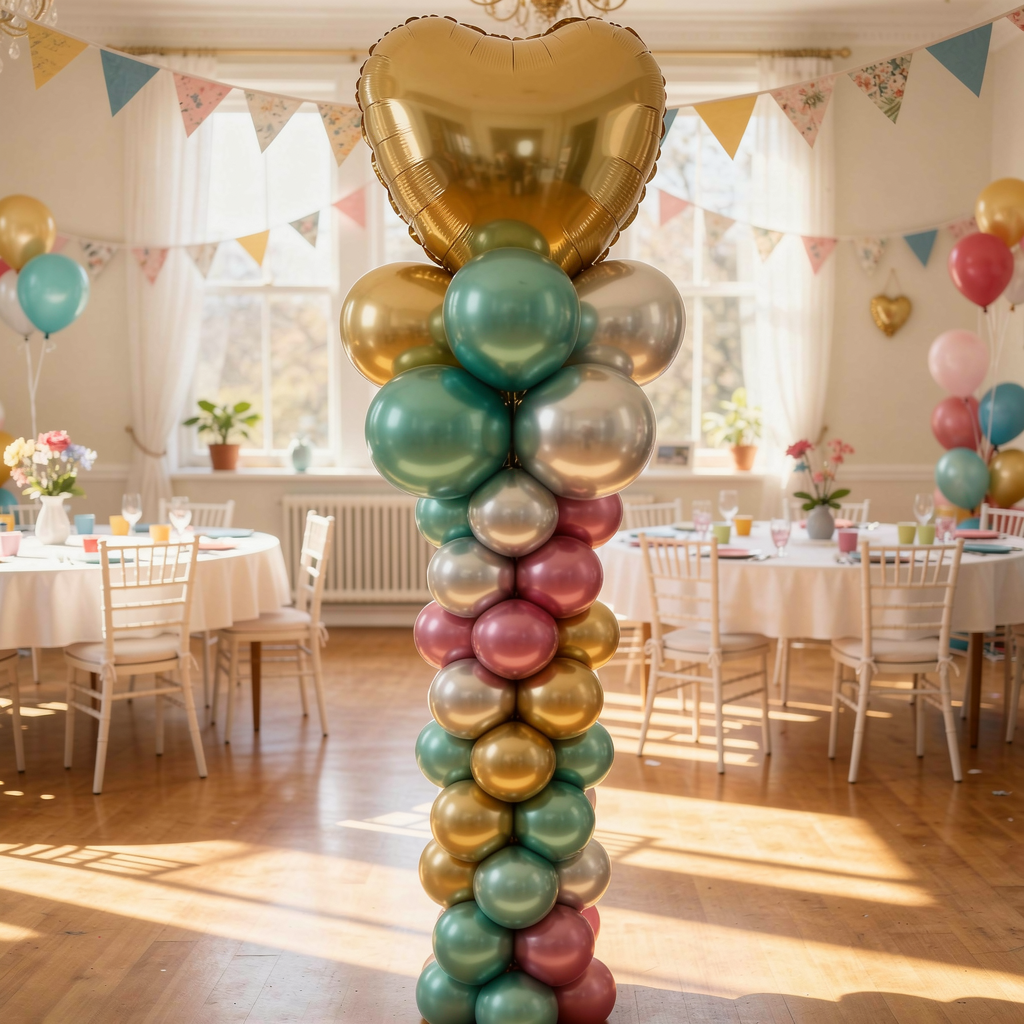 Classic Chrome Latex Pillar