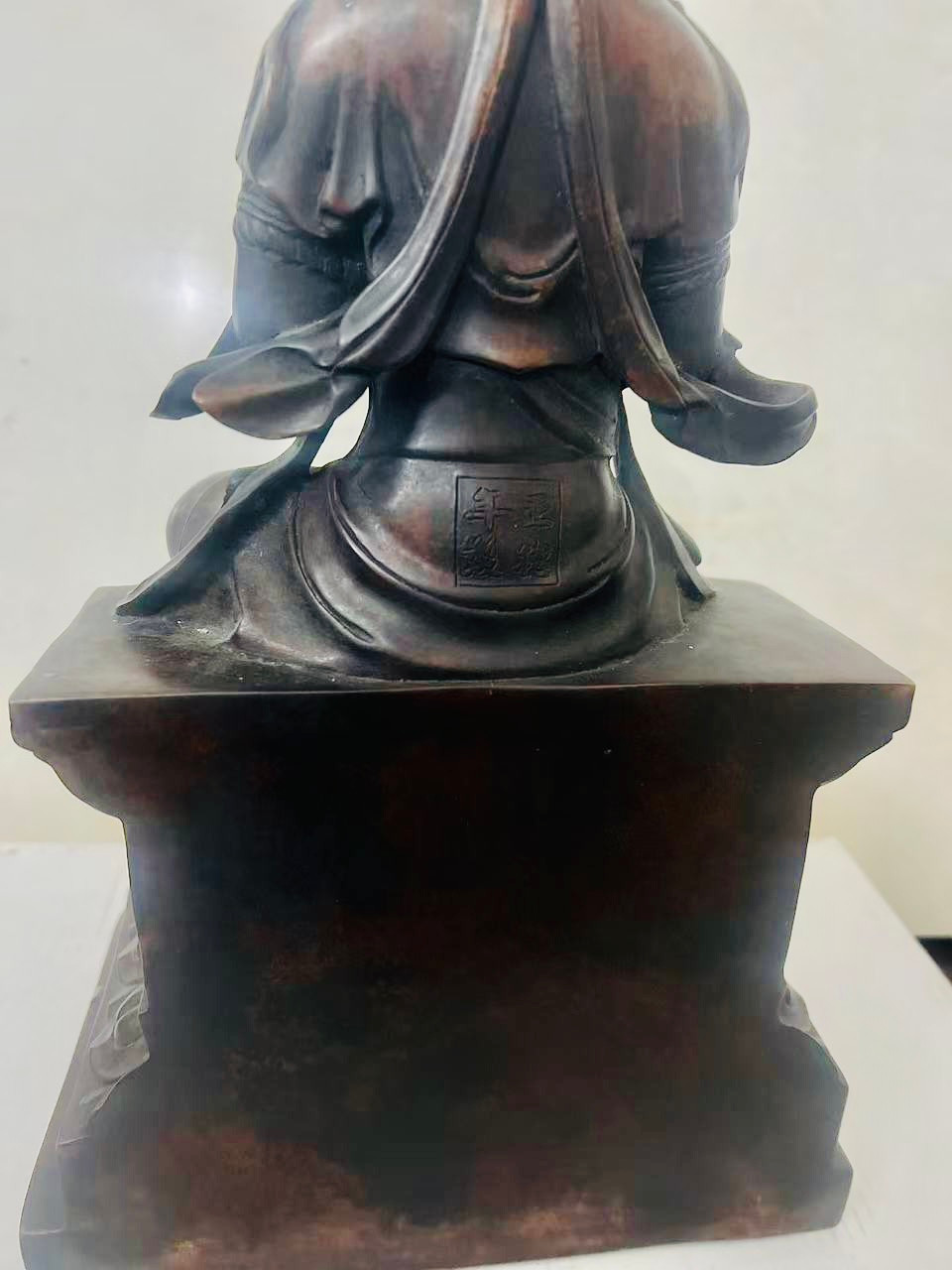 正德年制“铜鎏金观音座像- Antique Gilt Bronze GuanYin Statue