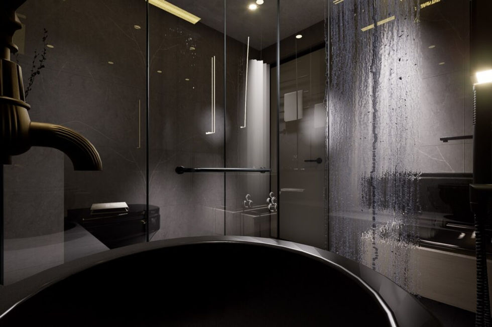 Banyo Yenileme projesinden mimari ve iç mekân görünümü – MDN Mimarlık.