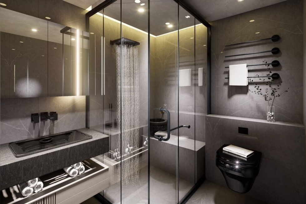 Banyo Yenileme projesinden mimari ve iç mekân görünümü – MDN Mimarlık.
