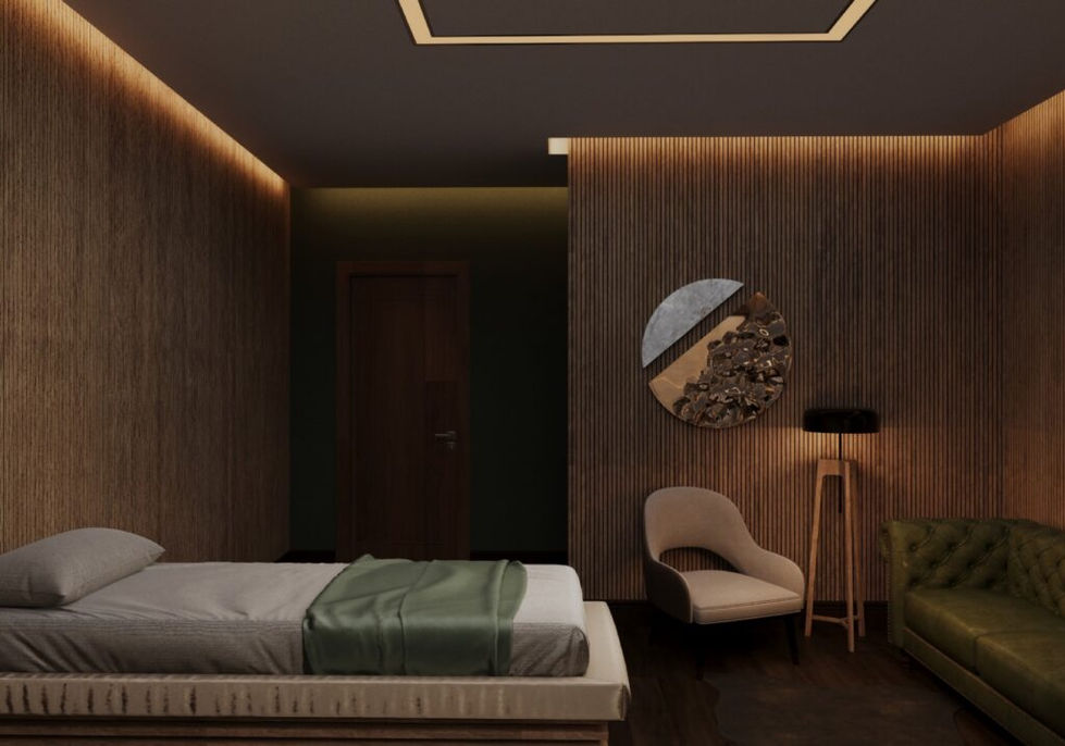 Ocean Spa projesinden mimari ve iç mekân görünümü – MDN Mimarlık.