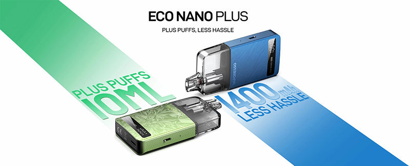 Vaporesso Eco Nano Plus pod kit 1400mAh - 10ml / 16€