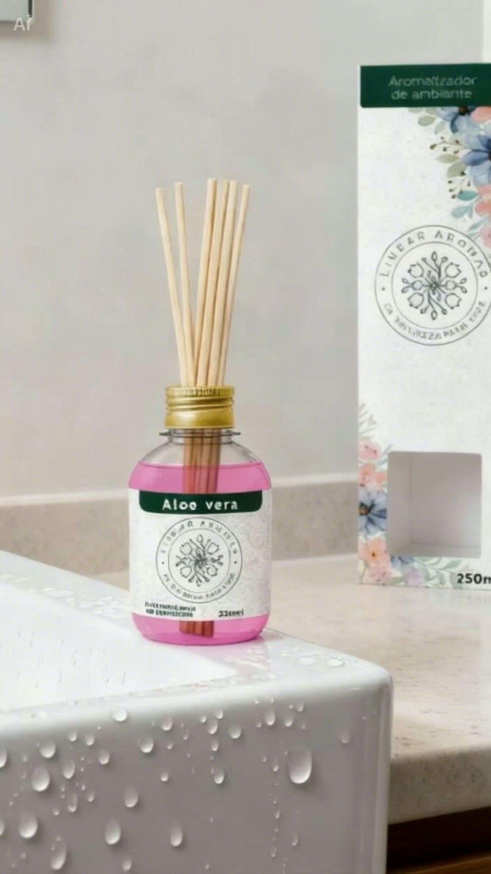 Miniatura: Difusor de Ambientes Aloe Vera Linear Aromas - 250ml