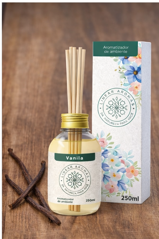 Difusor de Ambientes Vanila Linear Aromas - 250ml
