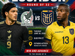 Mexico faces Ecuador in a massive FIFA World Cup 2026 Round of 32 knockout match on June 30. Here is a full preview with match details, rosters, predicted lineups, players to watch, tactical analysis, and what Grand Prairie and DFW soccer fans need to know.