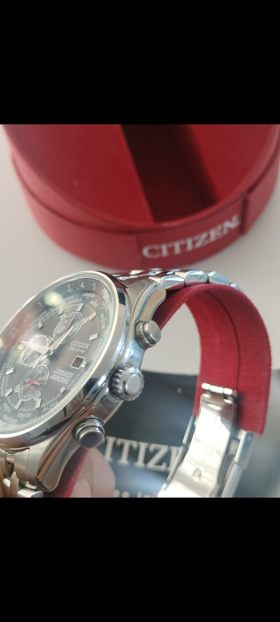 Miniatura: Reloj citizen eco-drive red arrows aviacion. Funciona perfectamente