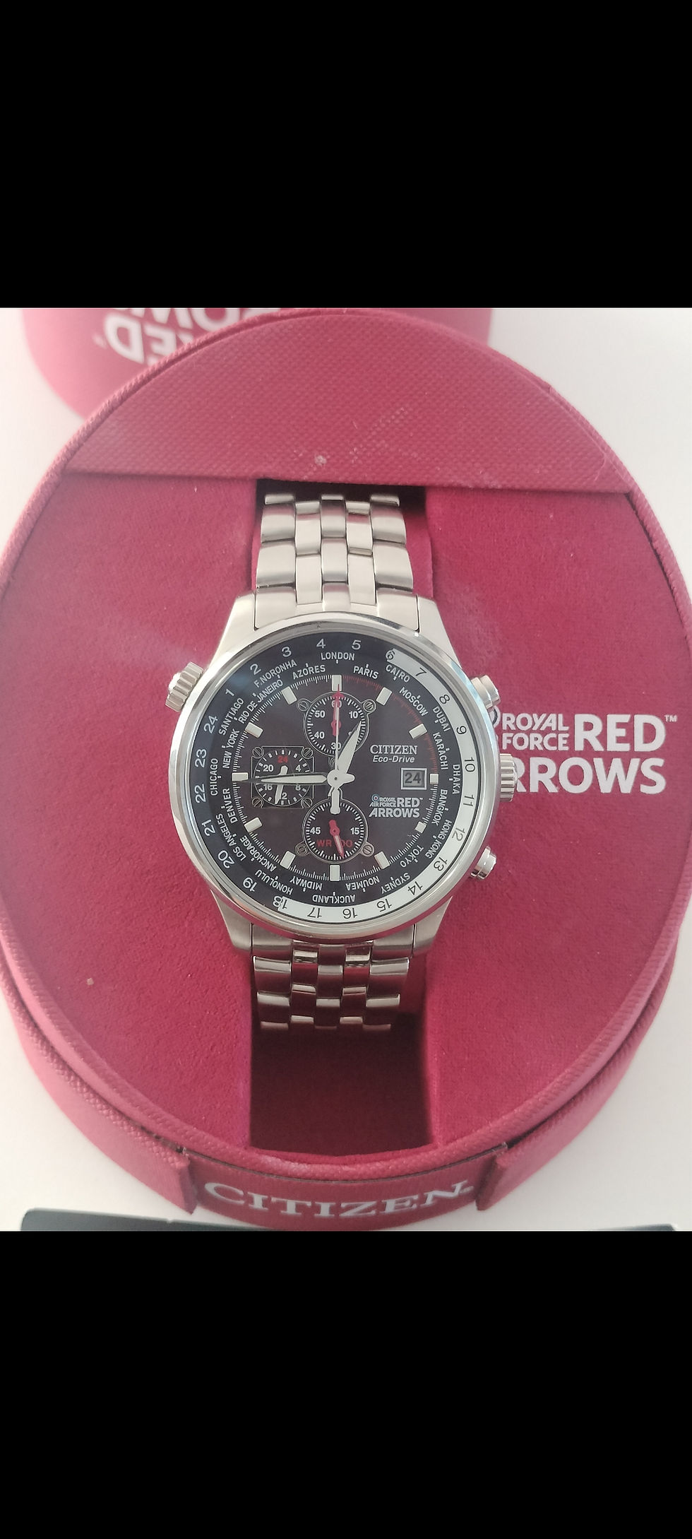 Miniatura: Reloj citizen eco-drive red arrows aviacion. Funciona perfectamente