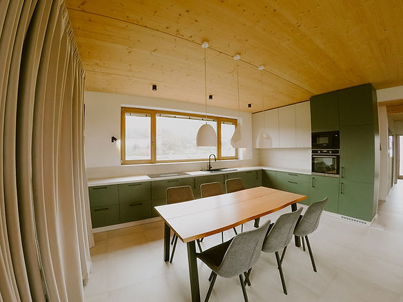 CLT lakóház konyha