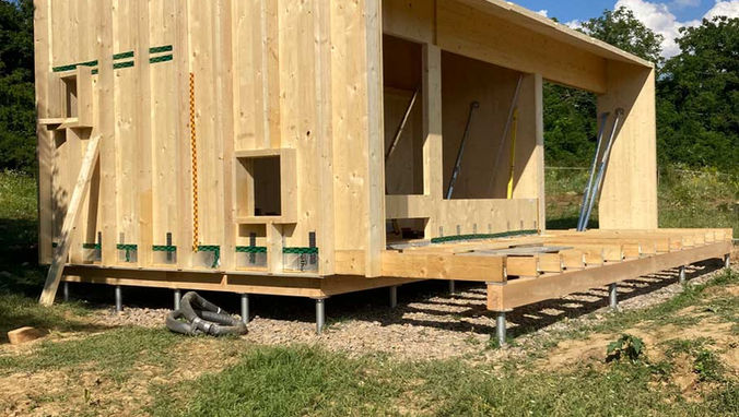 CLT Kabinház Bükkösd