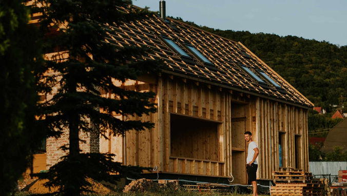 CLT lakóház Cserkút