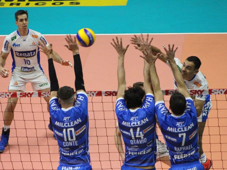 EMS Taubaté Funvic vence o Vôlei Renata e avança às semifinais da Superliga Cimed