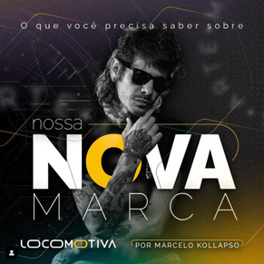 Nova logomarca da Locomotiva