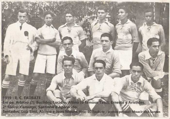EQUIPE DO E.C. TAUBATÉ DE 1919 XX