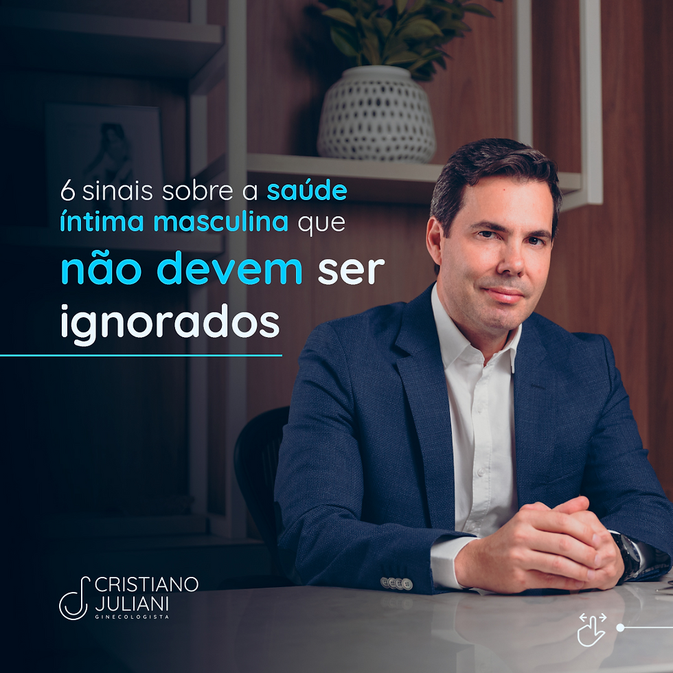 Doutor Cristiano juliani alerta sobre os 3 sinais sobre saúde masculina que não devem ser ignorados