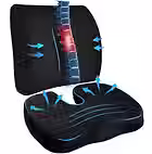 DONAMA-Memory-Foam-Chair-Seat-Lumbar-Cushion-for-Tailbone-Hip-Pain-Relief-Ideal-for-Office