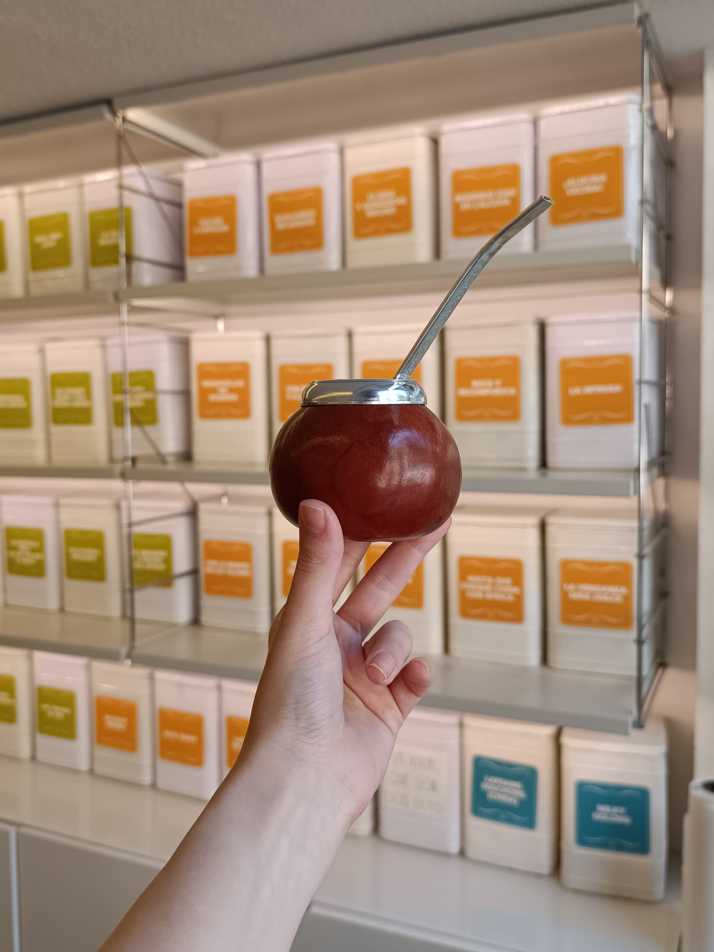 Mate de Calabaza con borde de acero