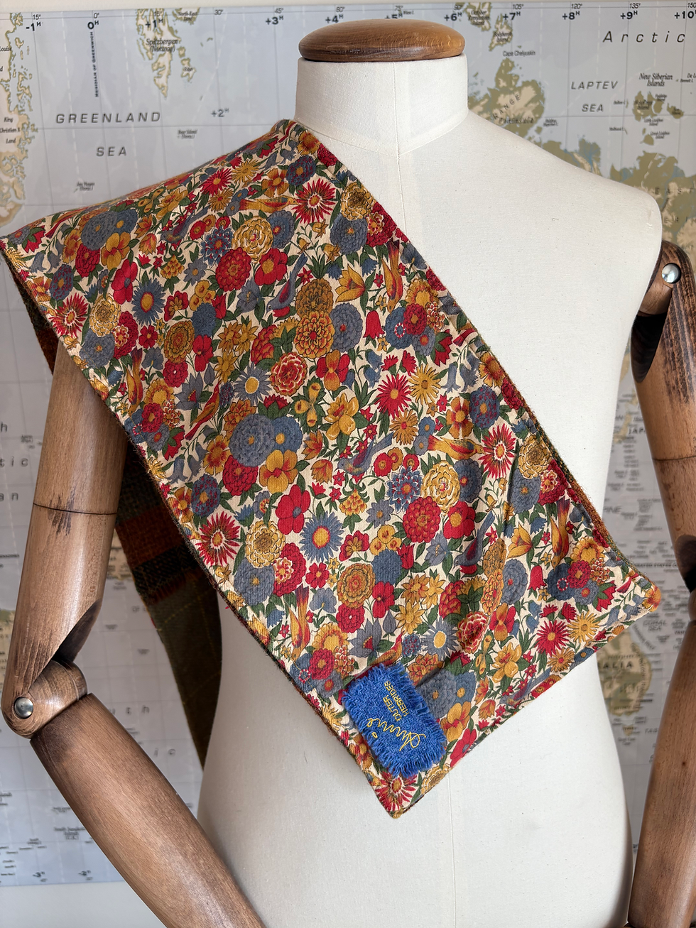 Miniatyrbild: Harris Tweed halsduk