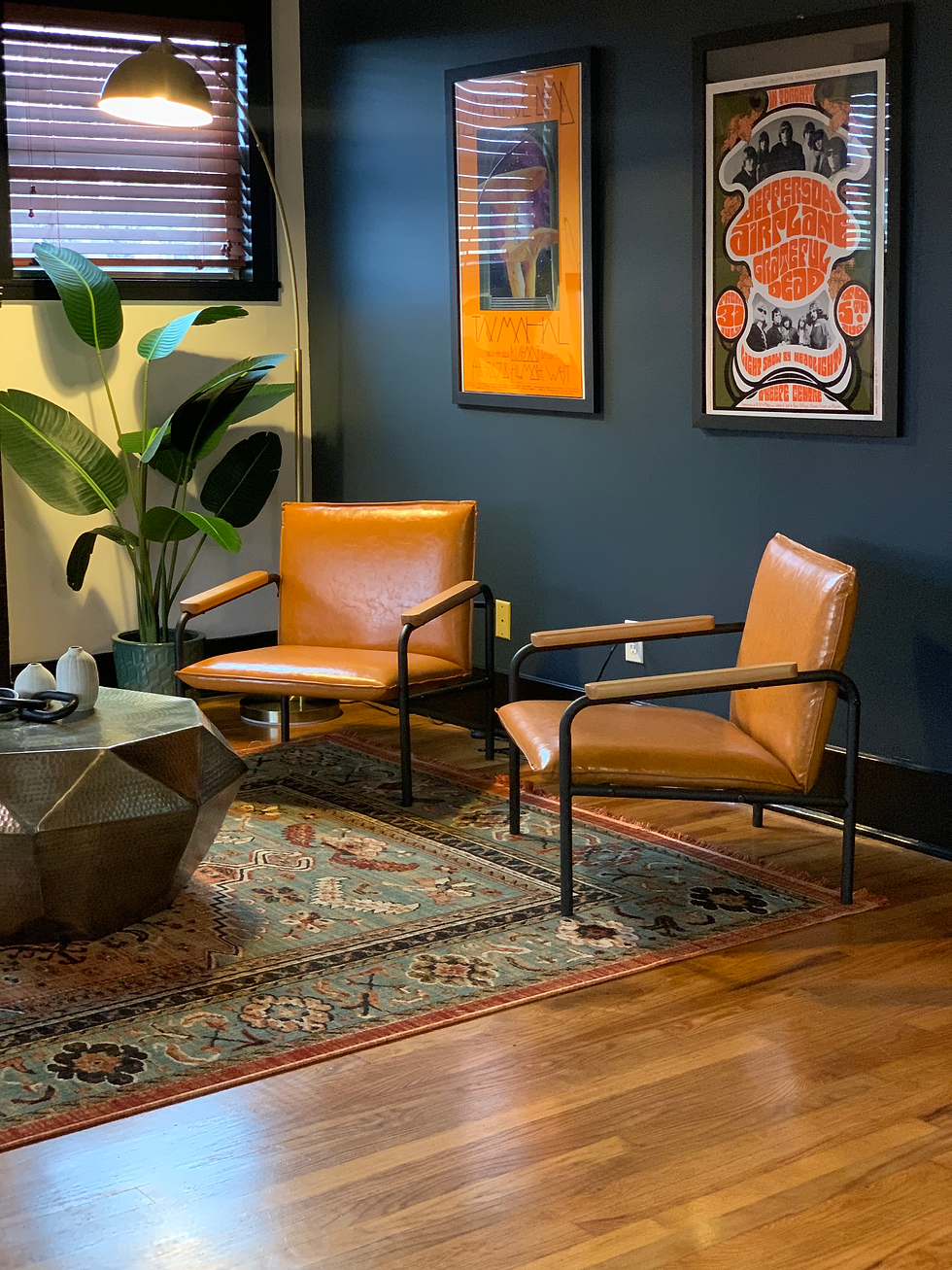 Carmel Leather Accent Chairs