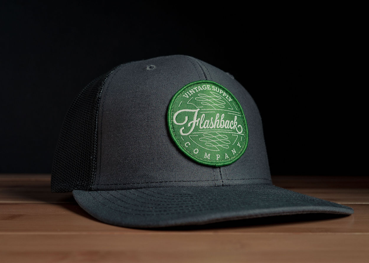 Flashback Rack Gunmetal Trucker Hat