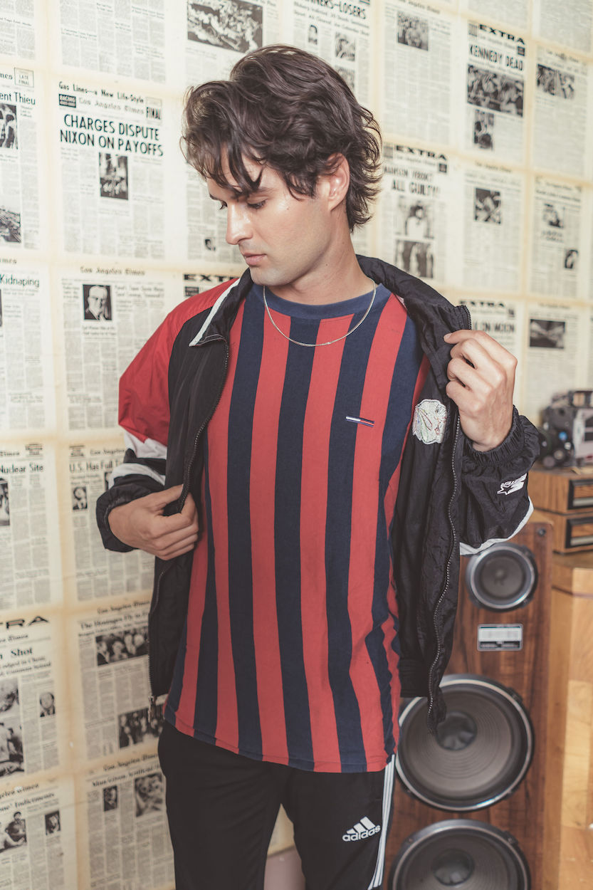 Thumbnail: Tommy Jeans Striped Crewneck T shirt