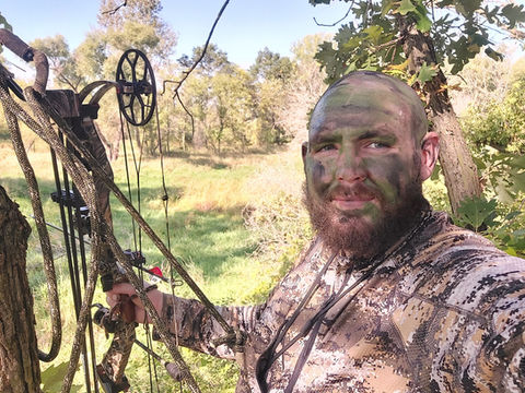 Hunting out of a white pine during opening week of archery season in Minnesota 2022
