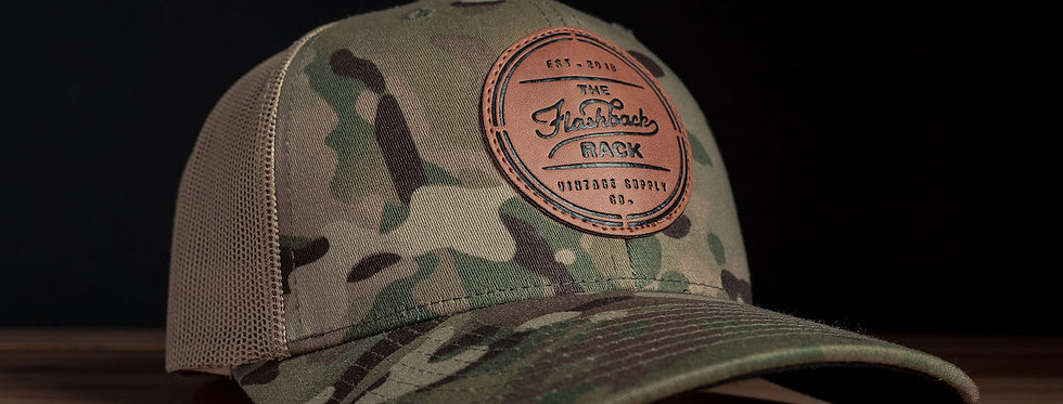 Flashback Rack Woodland Camouflage Trucker Hat