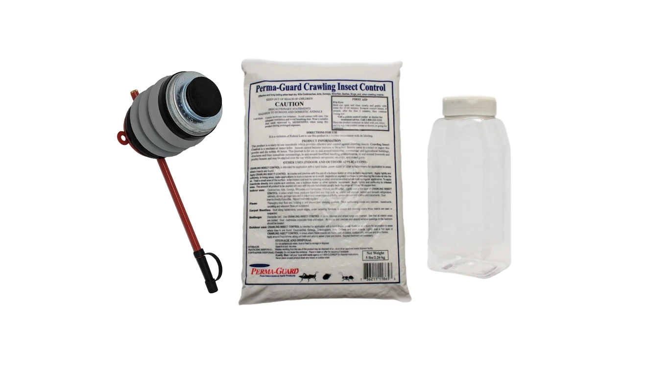 Small Crawling Insect Control Diatomaceous Earth Bundle