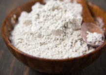 Bowl of food grade diatomaceous earth