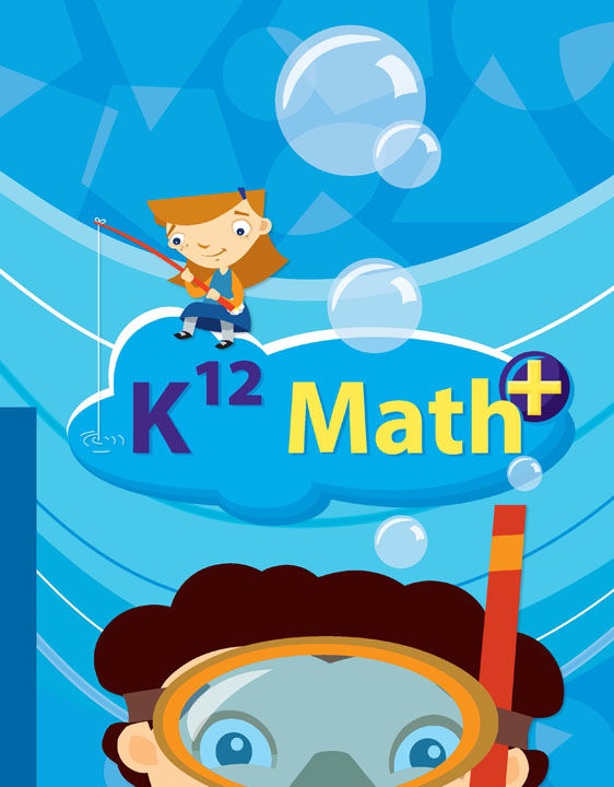 Grade K Activity Math Book boy with scuba mask