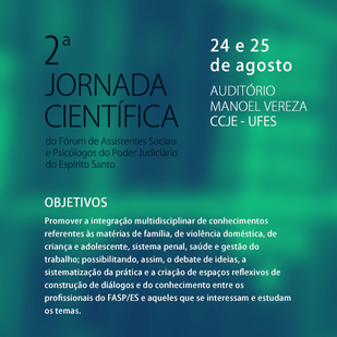 Aberto edital de submissão de artigos na II Jornada Científica do Fórum de Assistentes Sociais e Psi