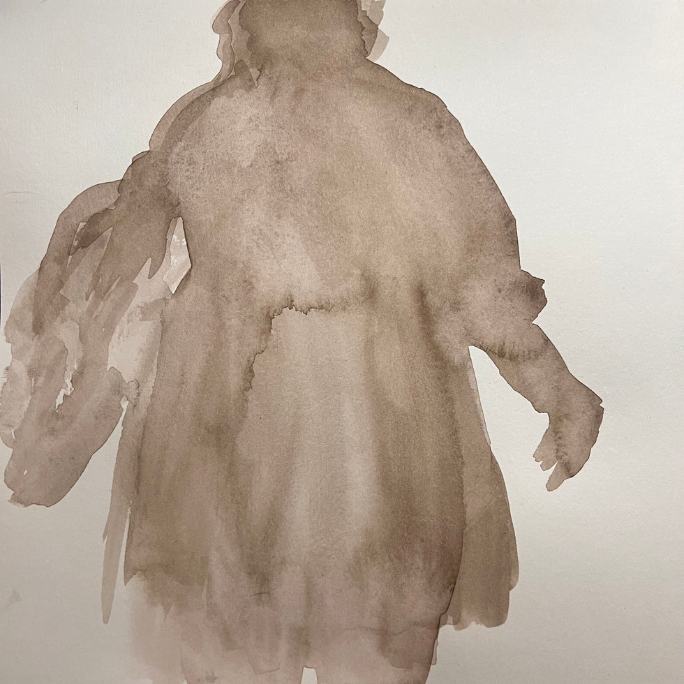 Dance Dance Dance 
2023
Watercolor on paper 
8x8