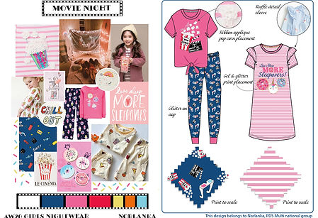Gilrs sleepwear