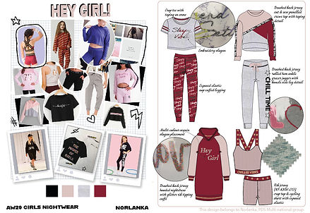 Girls sleepwear