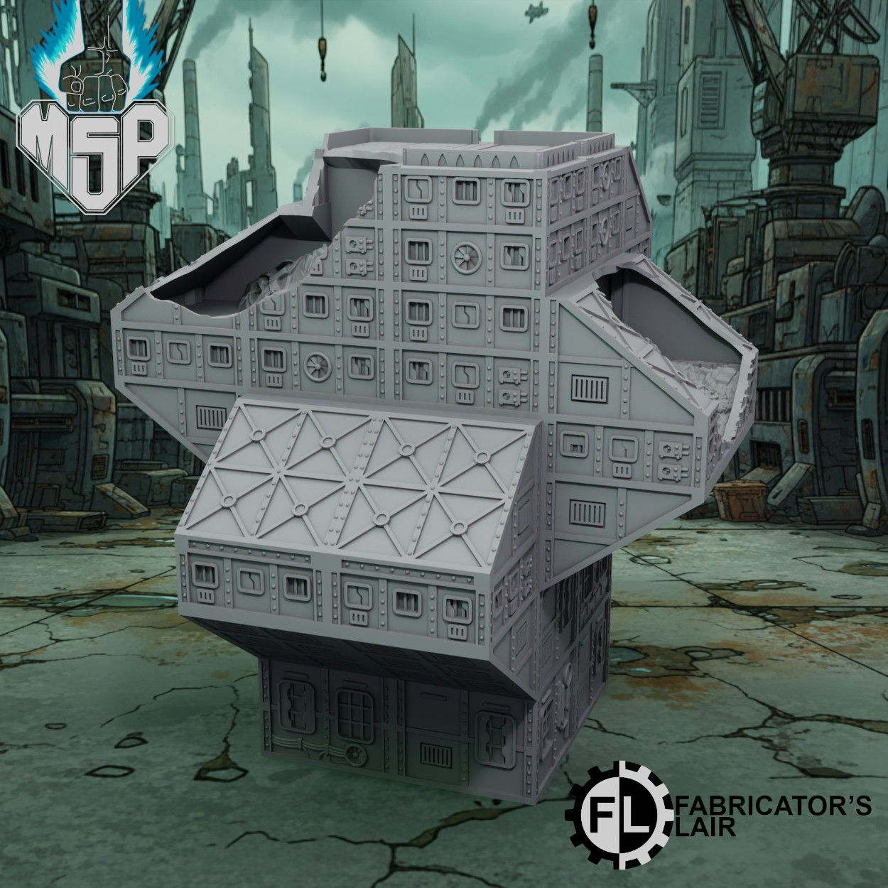 Worker Hab Damaged - Epic Sector Industry