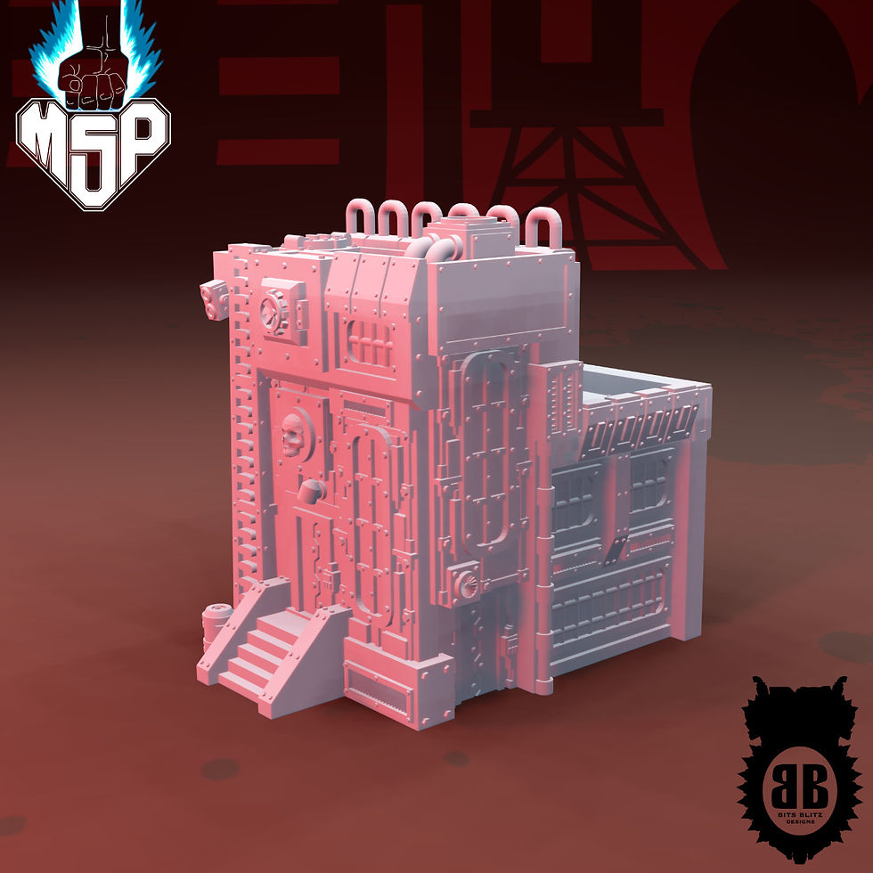 Thumbnail: Tech Shanty Building 5 - Bits Blitz Designs Industrial Terrain