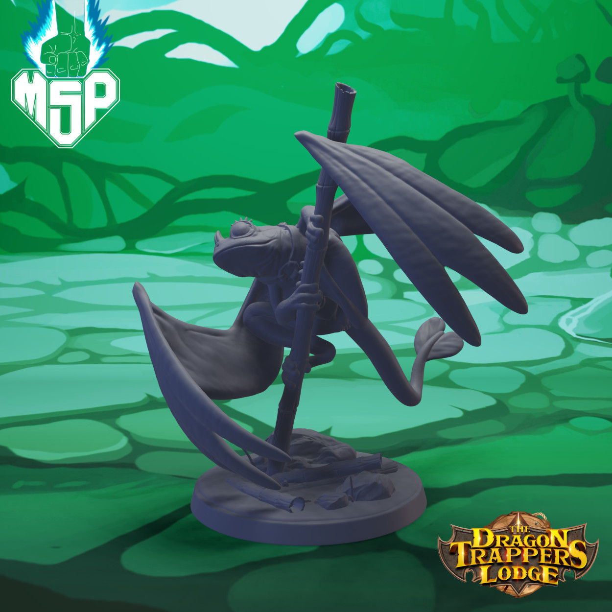 Glork With Saddle - Vile Blossom And Trapper Pack