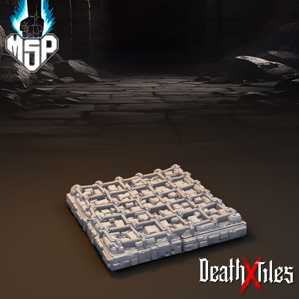 Thumbnail: Dungeon Floor Net Trap Tile 070 - DeathXTiles