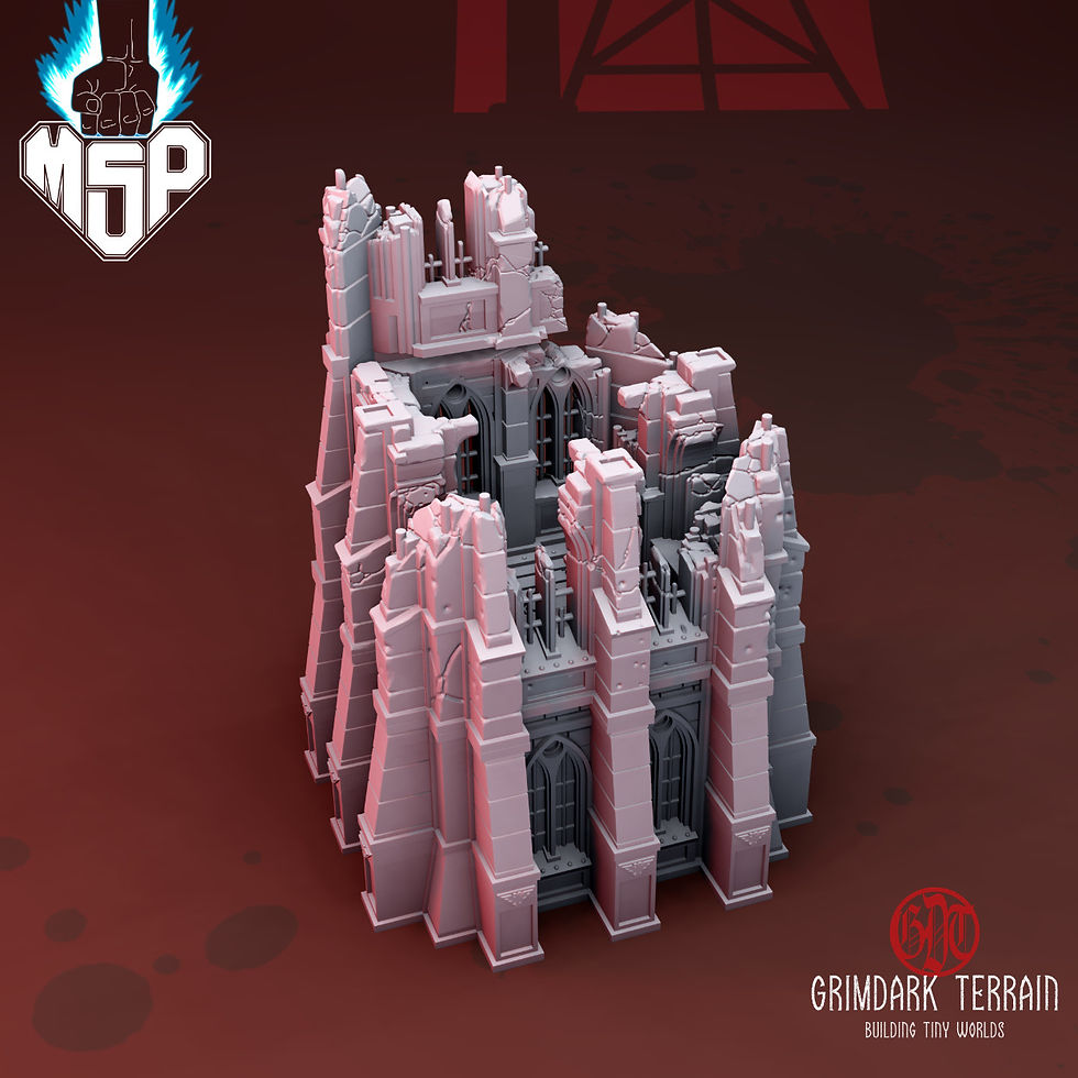 Thumbnail: Imperial Palace Small Ruin Building V2 - GrimDark Terrain